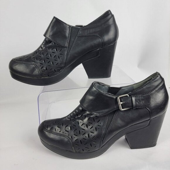 J-41 Jambu Womens 10 Slip On Platform Clogs Vegan Bohemian Booties Going Out - Picture 3 of 13